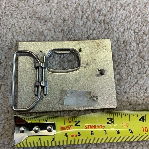 GOT BEER Black and silver beer bottle opener belt buckle - Picture 4 of 5